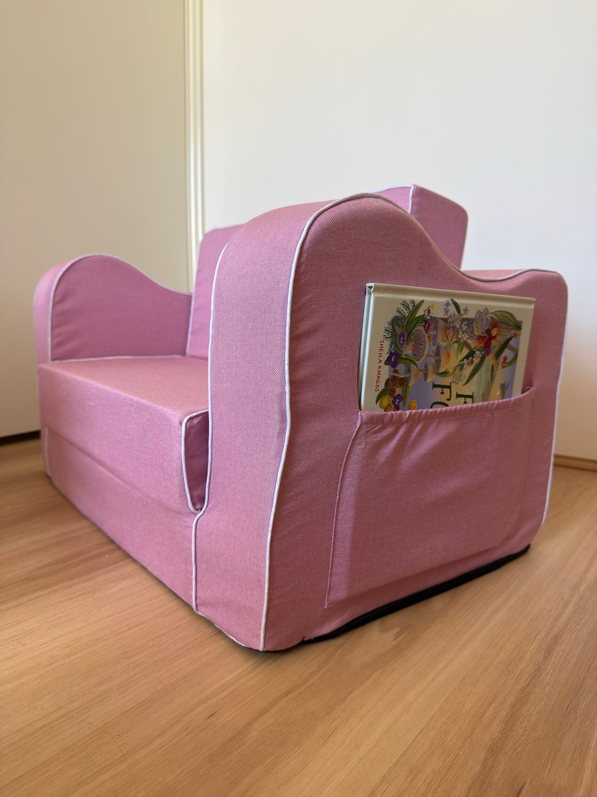 REEF Convertible Kids Chair-CORAL