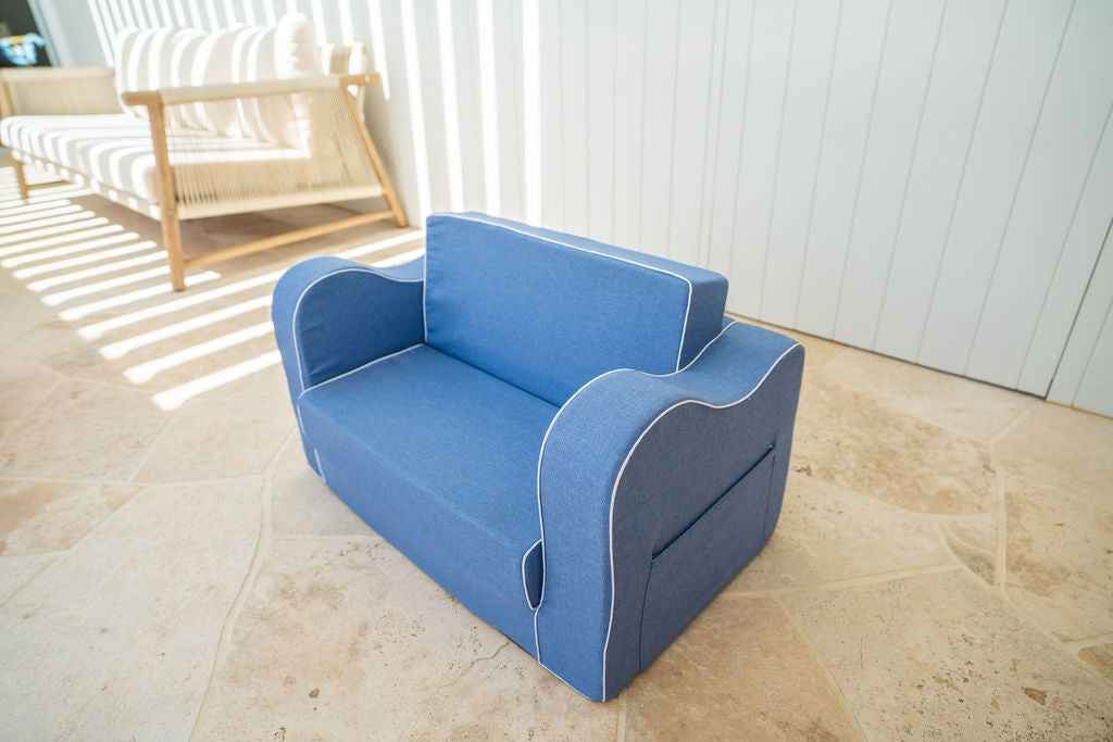 REEF Convertible Kids Chair-SALTWATER