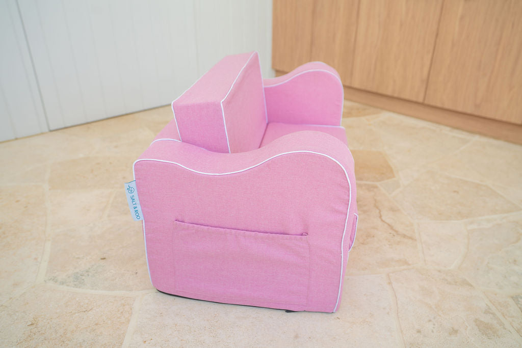 REEF Convertible Kids Chair-CORAL